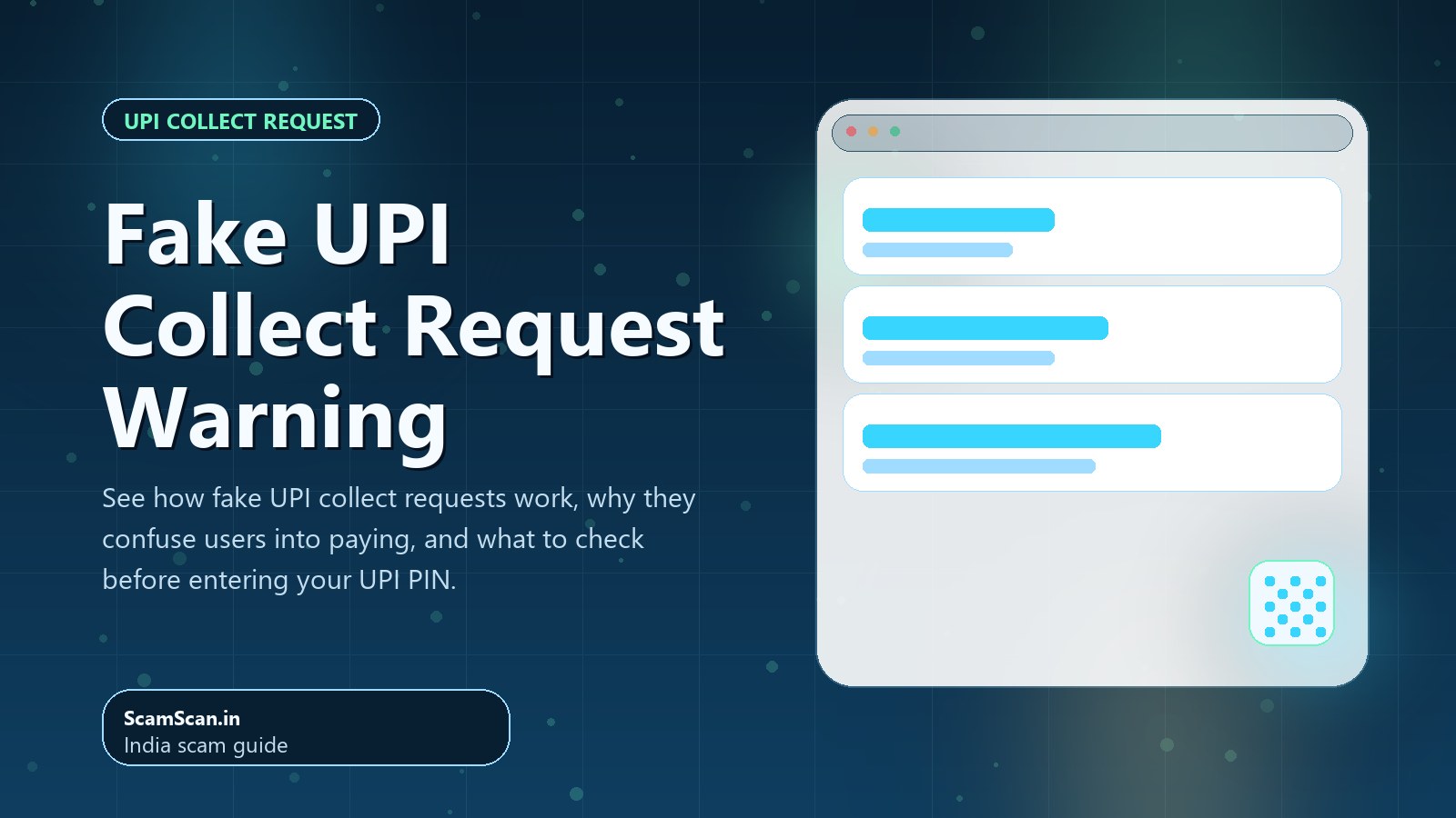 Fake UPI Collect Request Warning cover image
