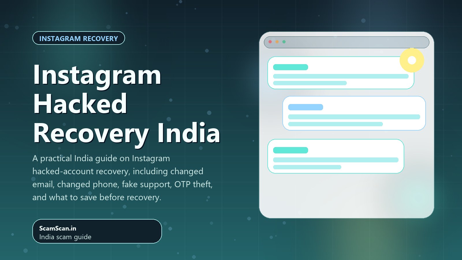 Instagram Hacked Recovery India cover image