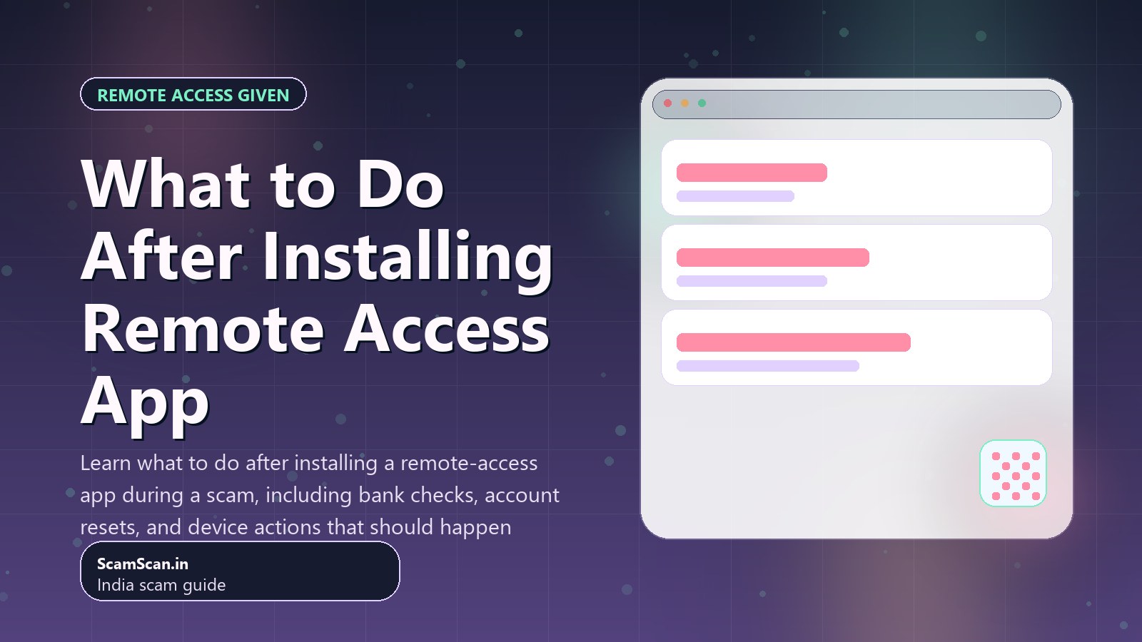 What to Do After Installing Remote Access App cover image