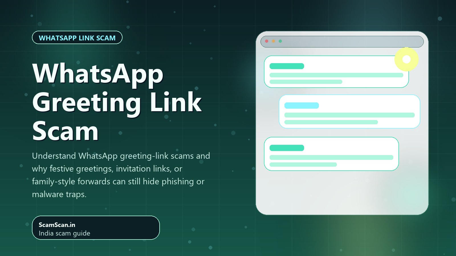 WhatsApp Greeting Link Scam cover image