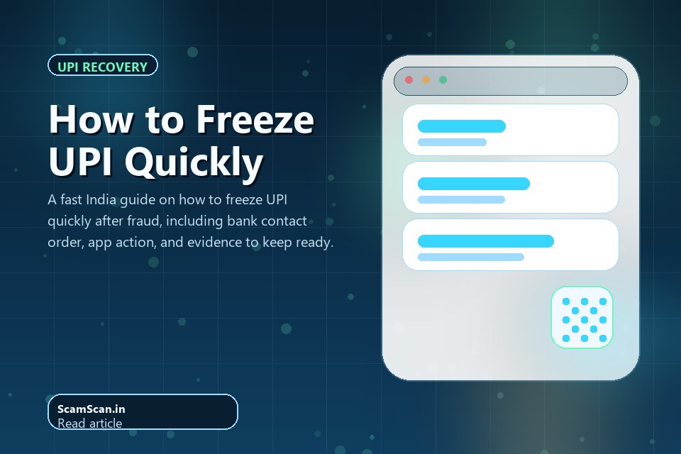How to Freeze UPI Quickly cover image