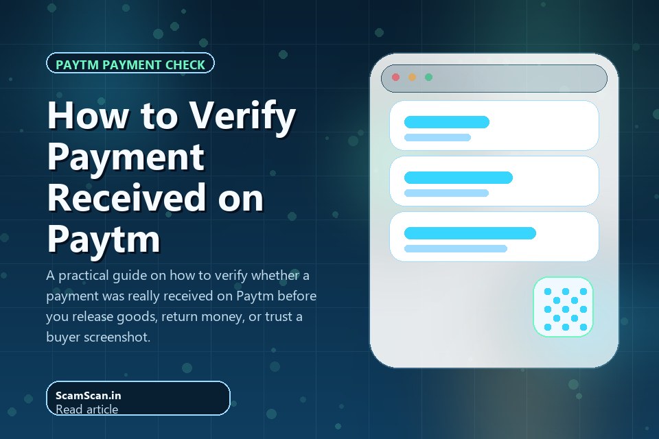 How to Verify Payment Received on Paytm cover image